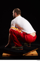  Orest  1 dressed grey shoes jogging suit kneeling red panties white t shirt whole body 0004.jpg